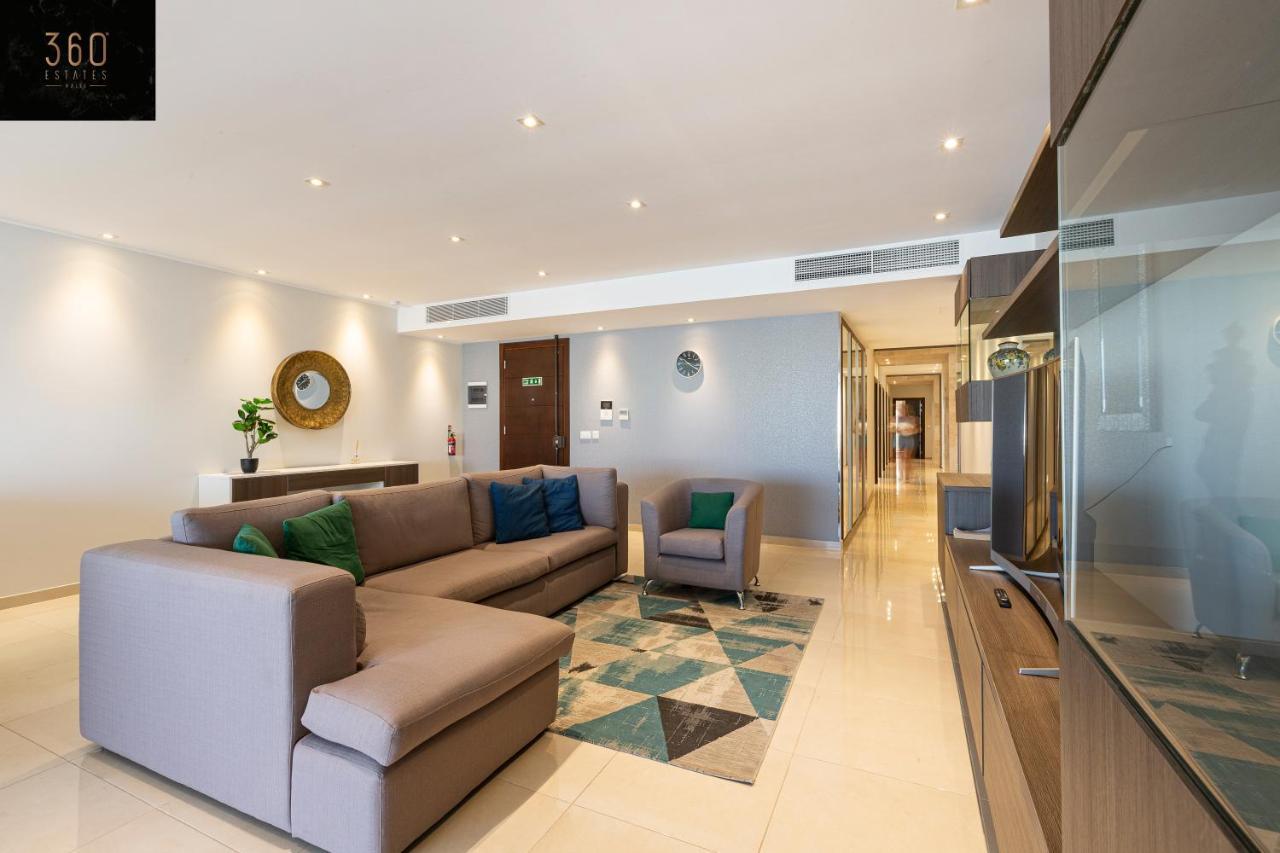 Seafront, Designer Apt With Private Terrace & Wifi By 360 Estates Apartment Pieta Bagian luar foto